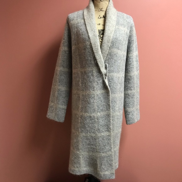 Eileen Fisher Sweaters - Eileen Fisher Windowpane Kimono Style Cardigan